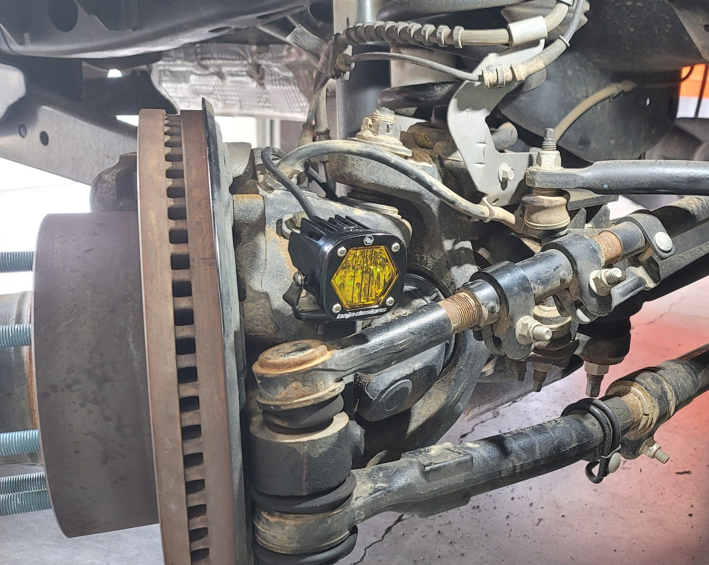 Ford Super Duty Steerable Knuckle Pod Light Mounts (2017-2023)