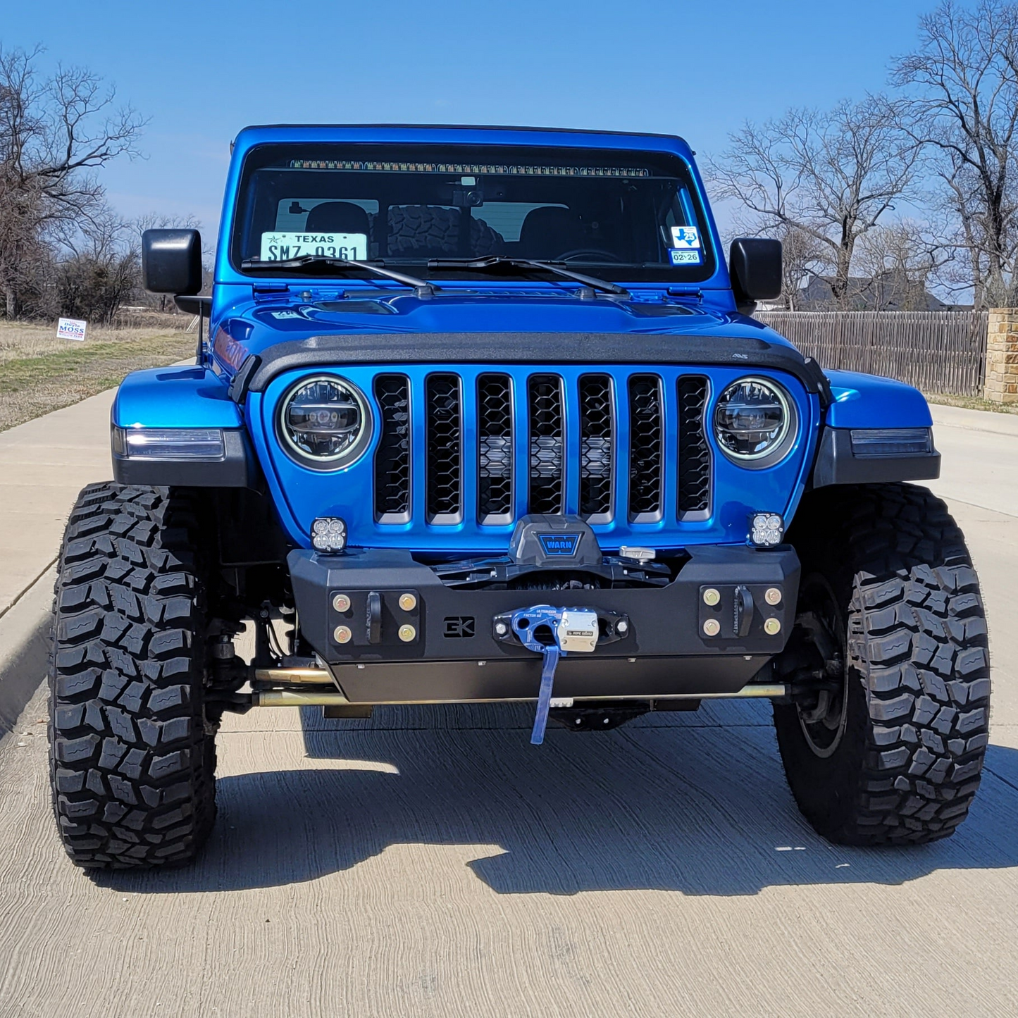 Jeep JL/JT Gauntlet Front Bumper w/Winch Plate 2018+