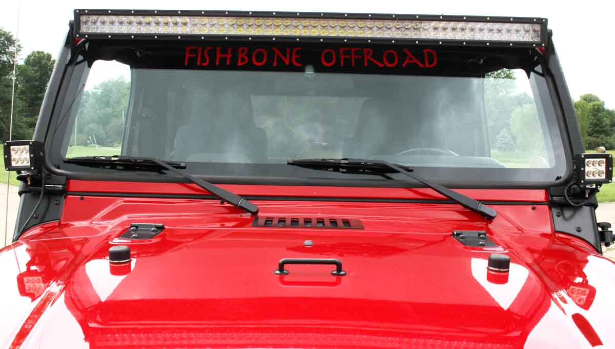 Fishbone Offroad Light Bar Mount for 1997-2006 Jeep Wrangler FB21057