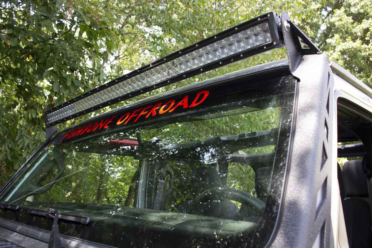 Fishbone Offroad Windshield Light Bracket for 2018 & Up Wrangler/Gladiator FB21058