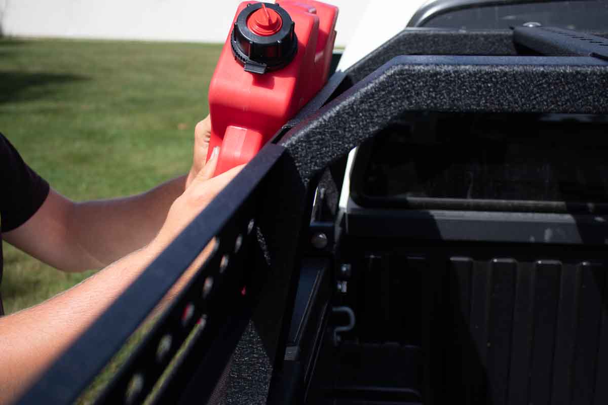 Fishbone Offroad Short Bed Half Height Tackle Rack for 2005-2023 Toyota Tacoma FB21244