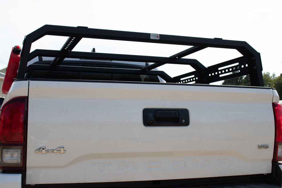 Fishbone Offroad Short Bed Half Height Tackle Rack for 2005-2023 Toyota Tacoma FB21244