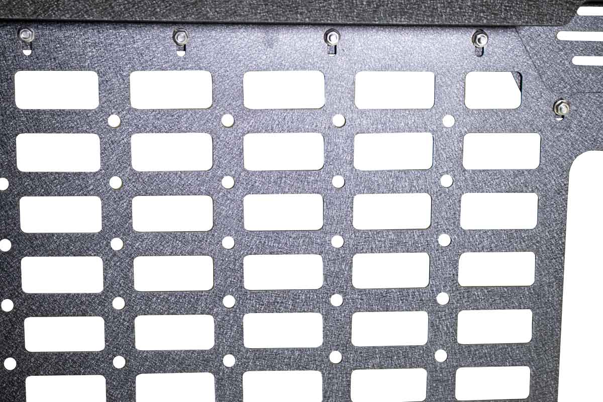 Fishbone Offroad Chase Rack & Molle Window Panel for 2020 & Up Jeep Gladiator FB21246