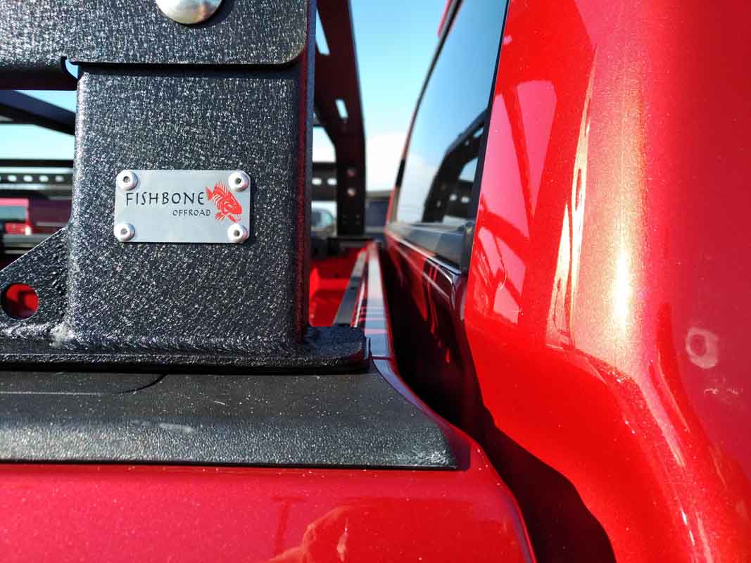 Fishbone Offroad Half Height Tackle Rack for 2005-Current Ford F-150/Toyota Tundra FB21258