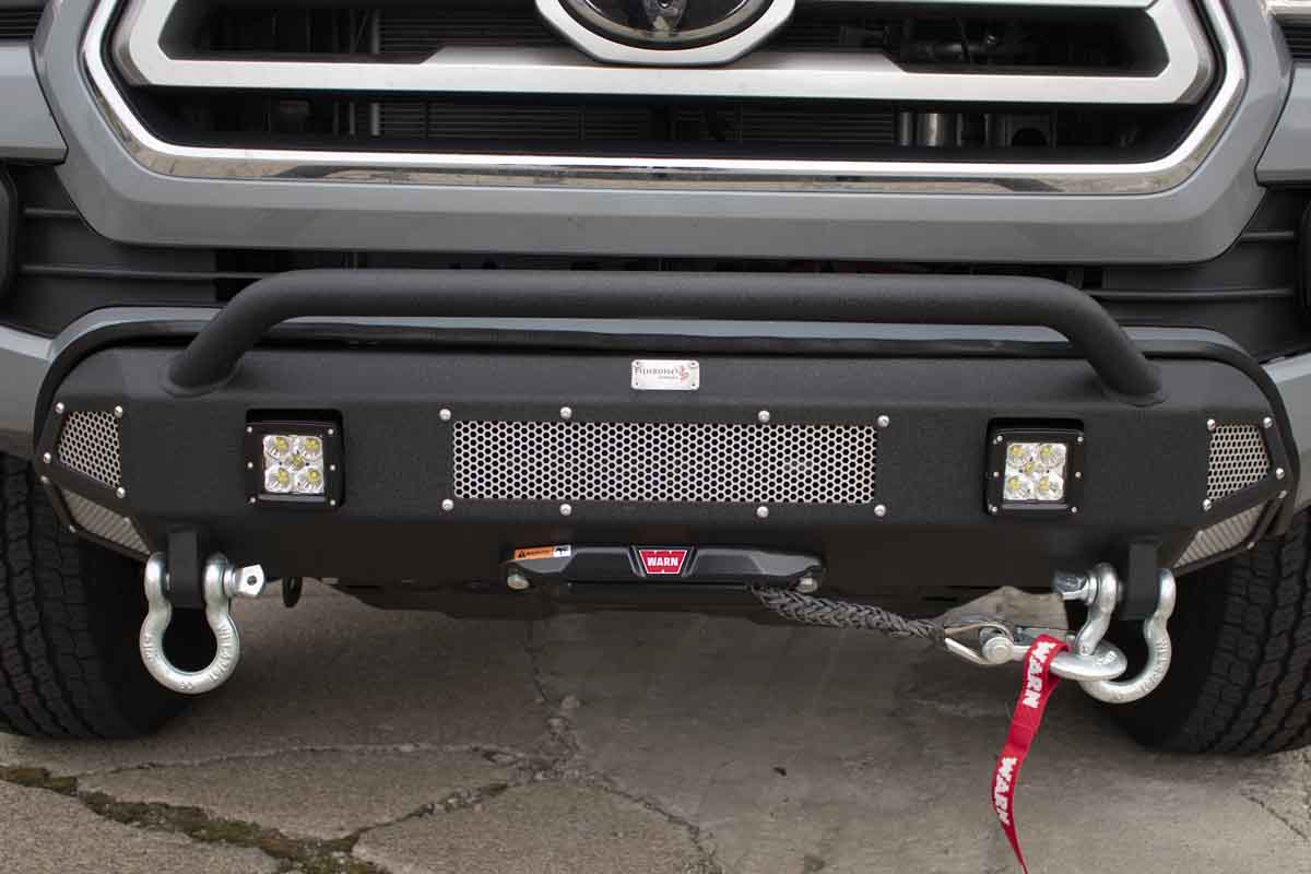 Fishbone Offroad Center Stubby Winch Bumper for 2016-2023 Toyota Tacoma FB21311