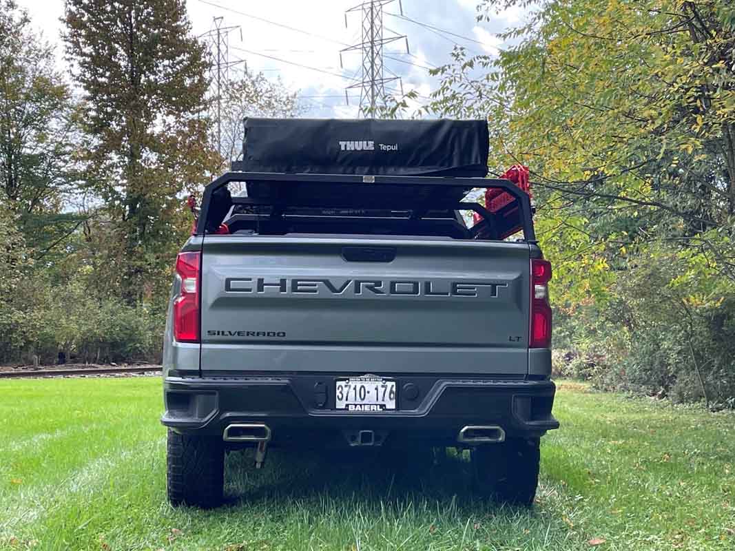 Fishbone Offroad Long Bed Half Height Tackle Rack for 1988 & Up GM Pickups FB21323