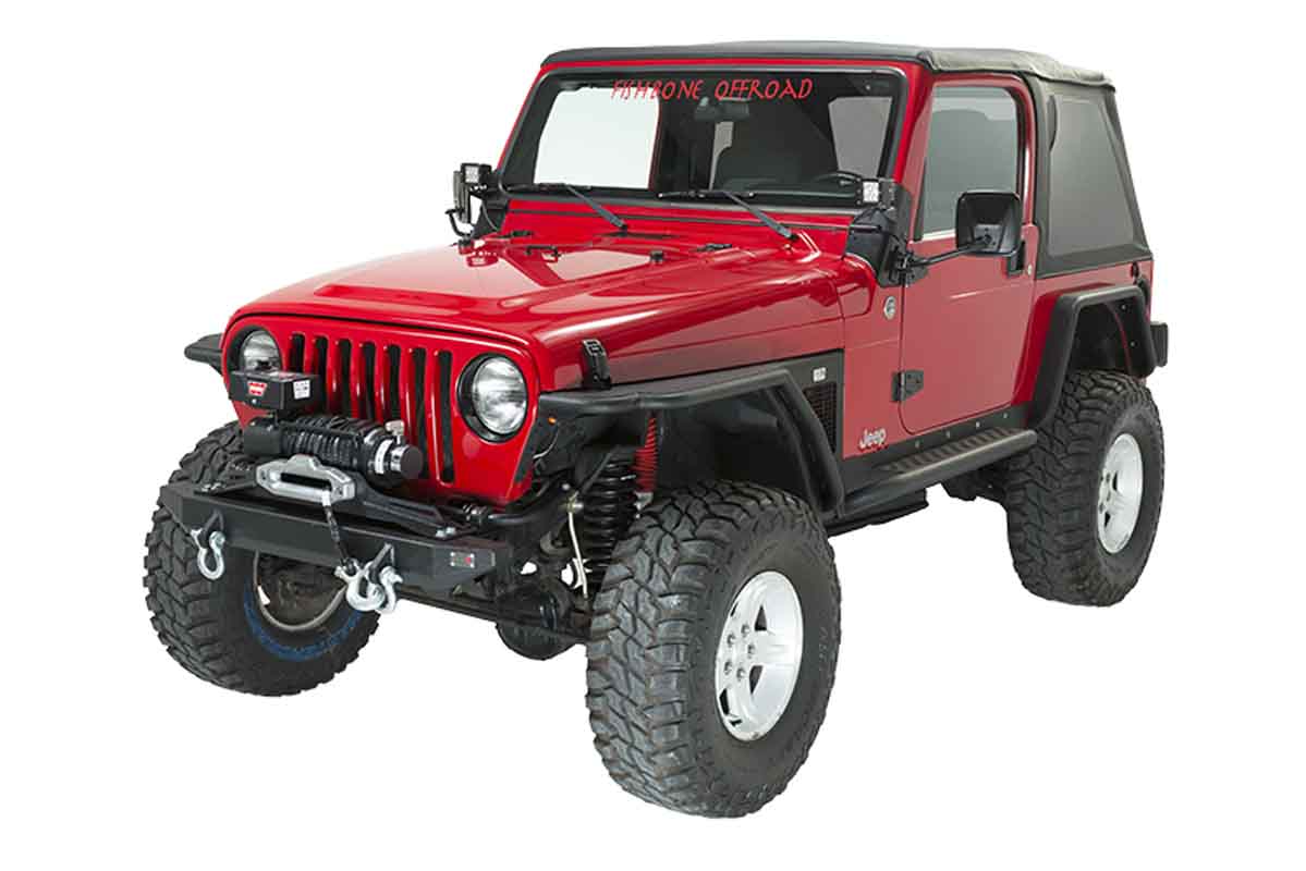 Fishbone Offroad Piranha Front Bumper for 1997-2006 Jeep Wrangler FB22049