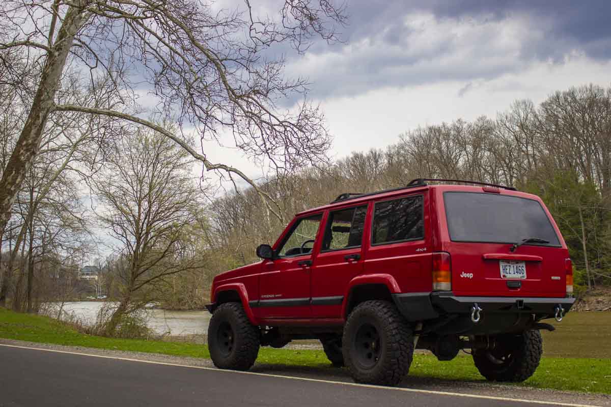 Fishbone Offroad Bullhead Rear Bumper for 1987-2001 Jeep Cherokee FB22079
