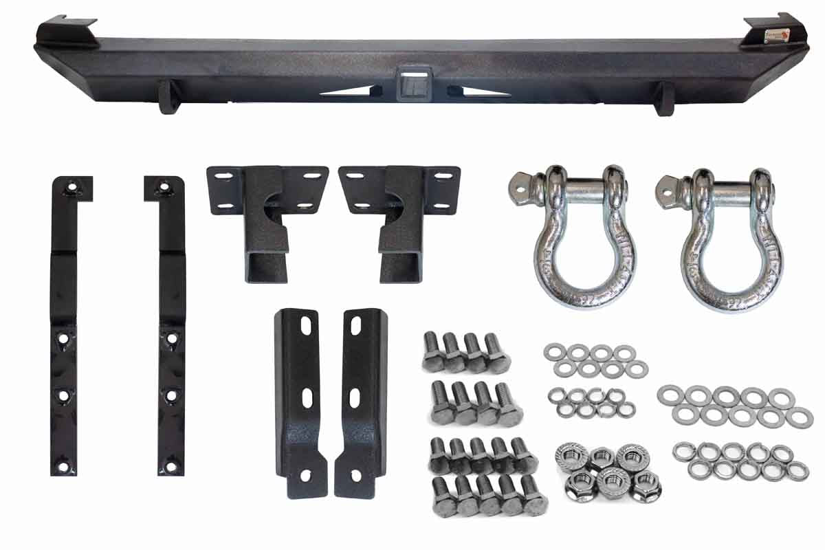 Fishbone Offroad Bullhead Rear Bumper for 1987-2001 Jeep Cherokee FB22079