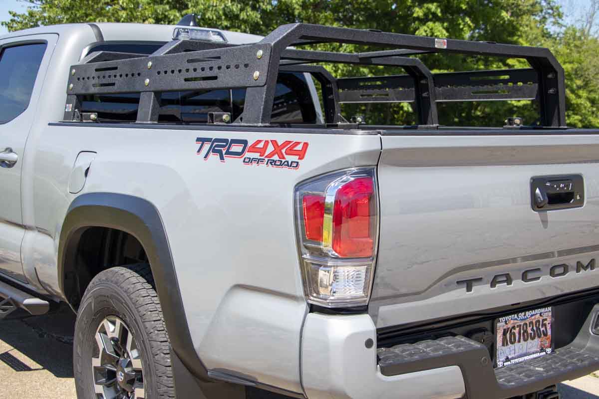 Fishbone Offroad Short Bed Half Height Tackle Rack for 2005-2023 Toyota Tacoma FB21244