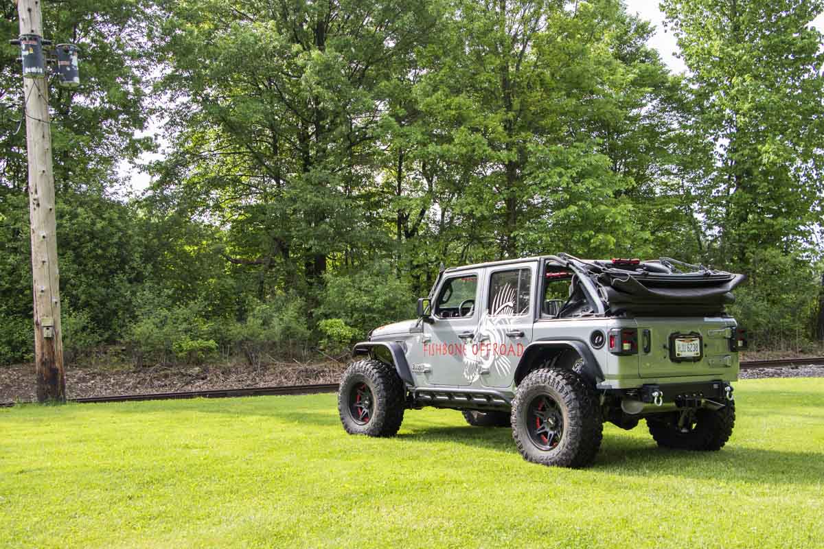 Fishbone Offroad Rear Bumper Delete for 2018-Up Jeep Wrangler FB22179
