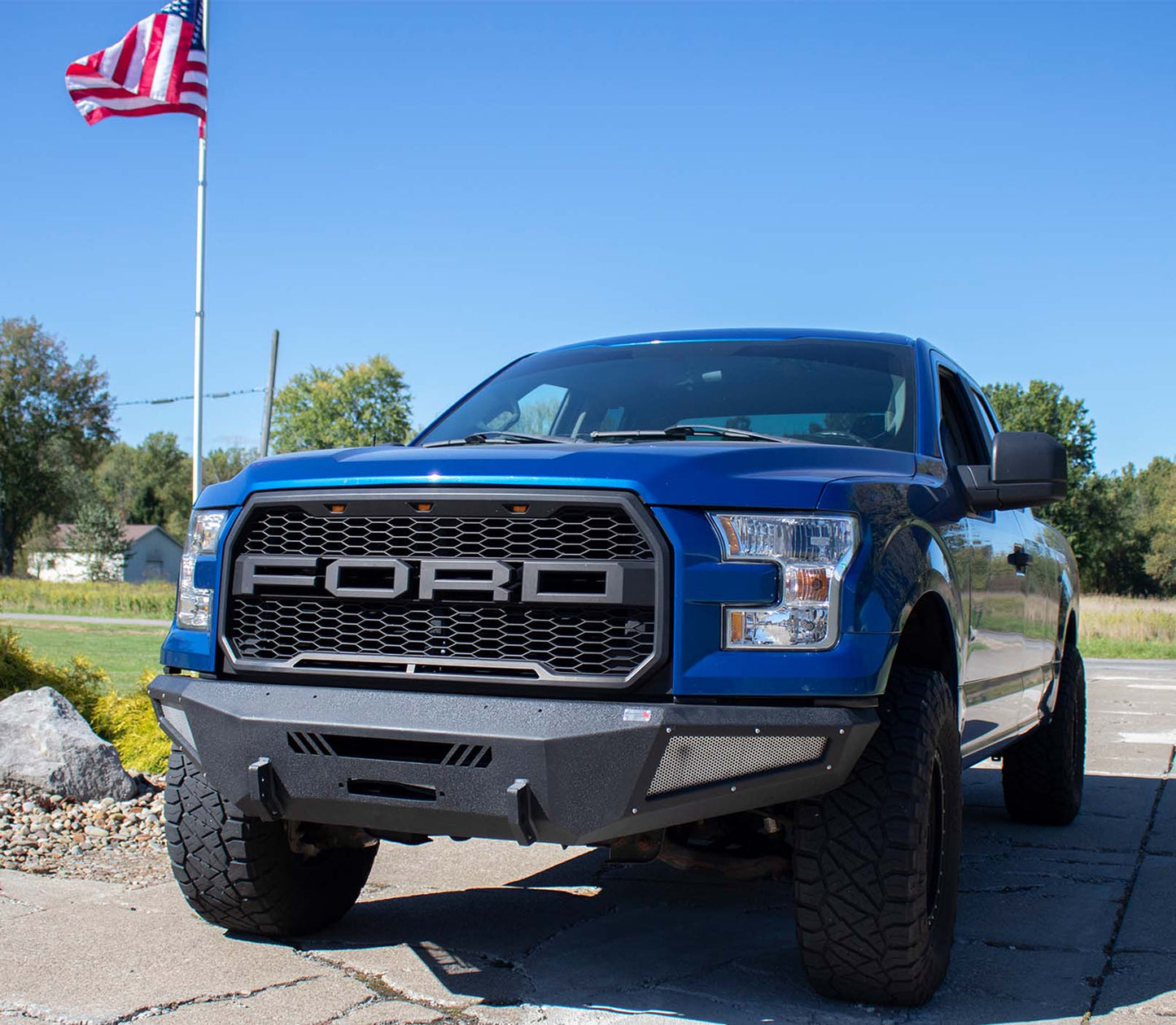 Fishbone Offroad Pelican Front Winch Bumper for 2015-2017 Ford F-150 FB22365