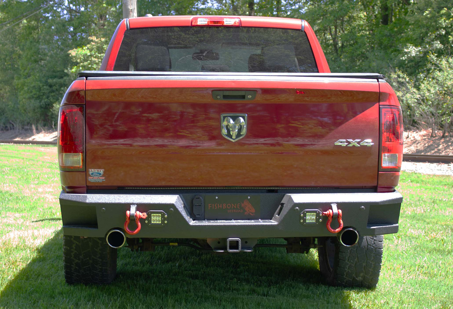 Fishbone Offroad Rear Bumper for 2009-2018 Dodge Ram FB22395