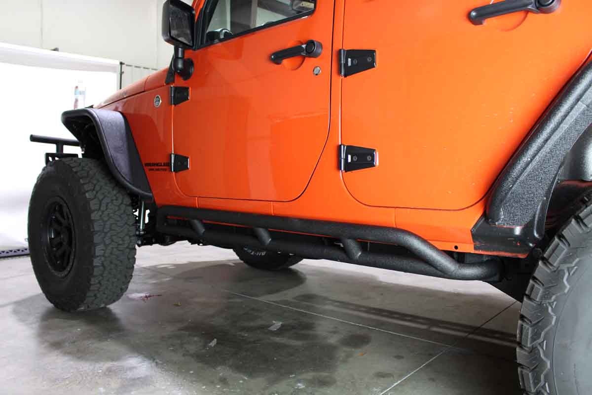 Fishbone Offroad Rocker Guards for 2007-2018 Jeep Wrangler FB23009