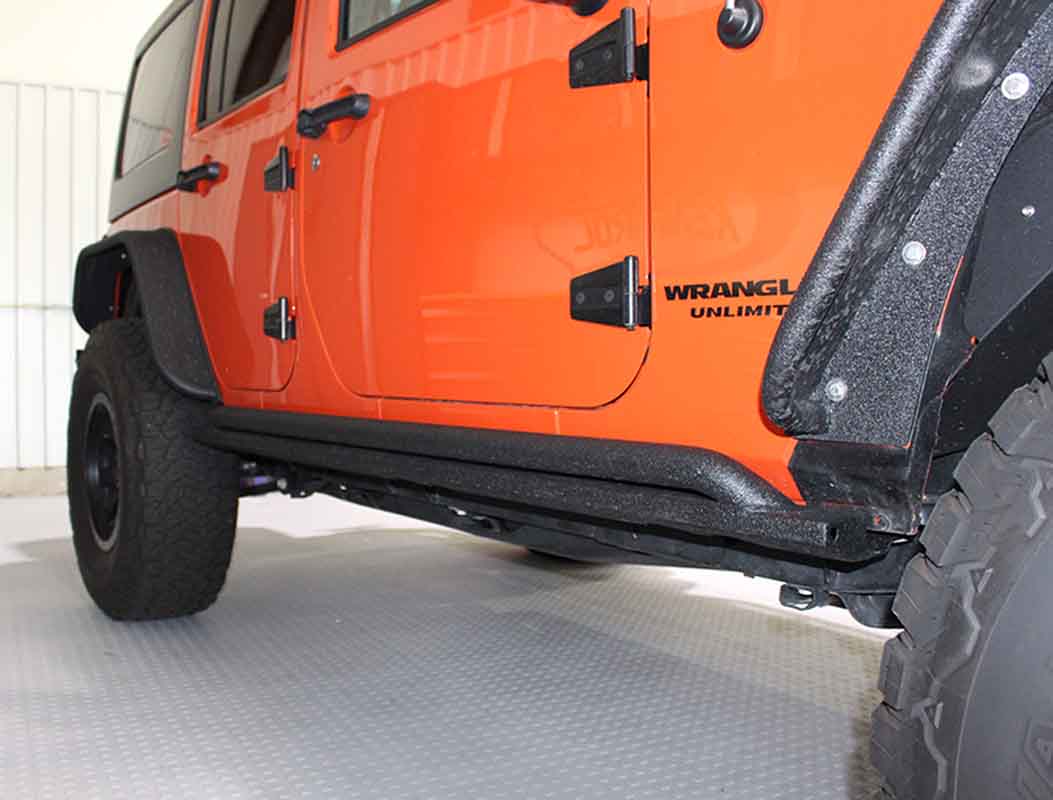Fishbone Offroad Rock Slider 4 Door for 2007-2018 Jeep Wrangler FB23011