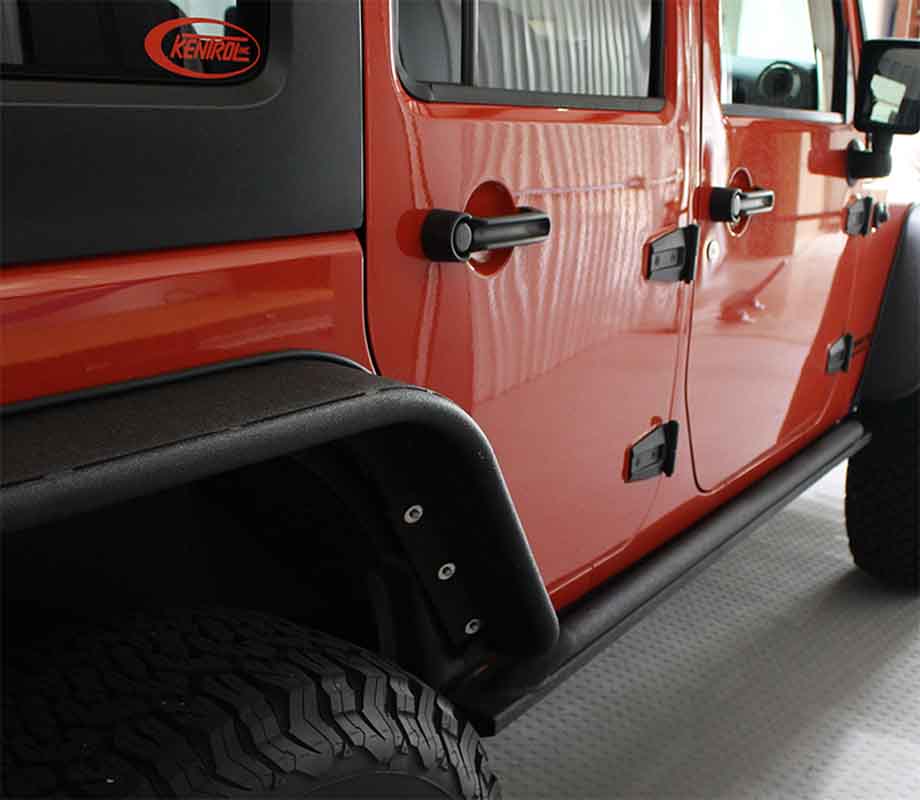 Fishbone Offroad Rock Slider 4 Door for 2007-2018 Jeep Wrangler FB23011