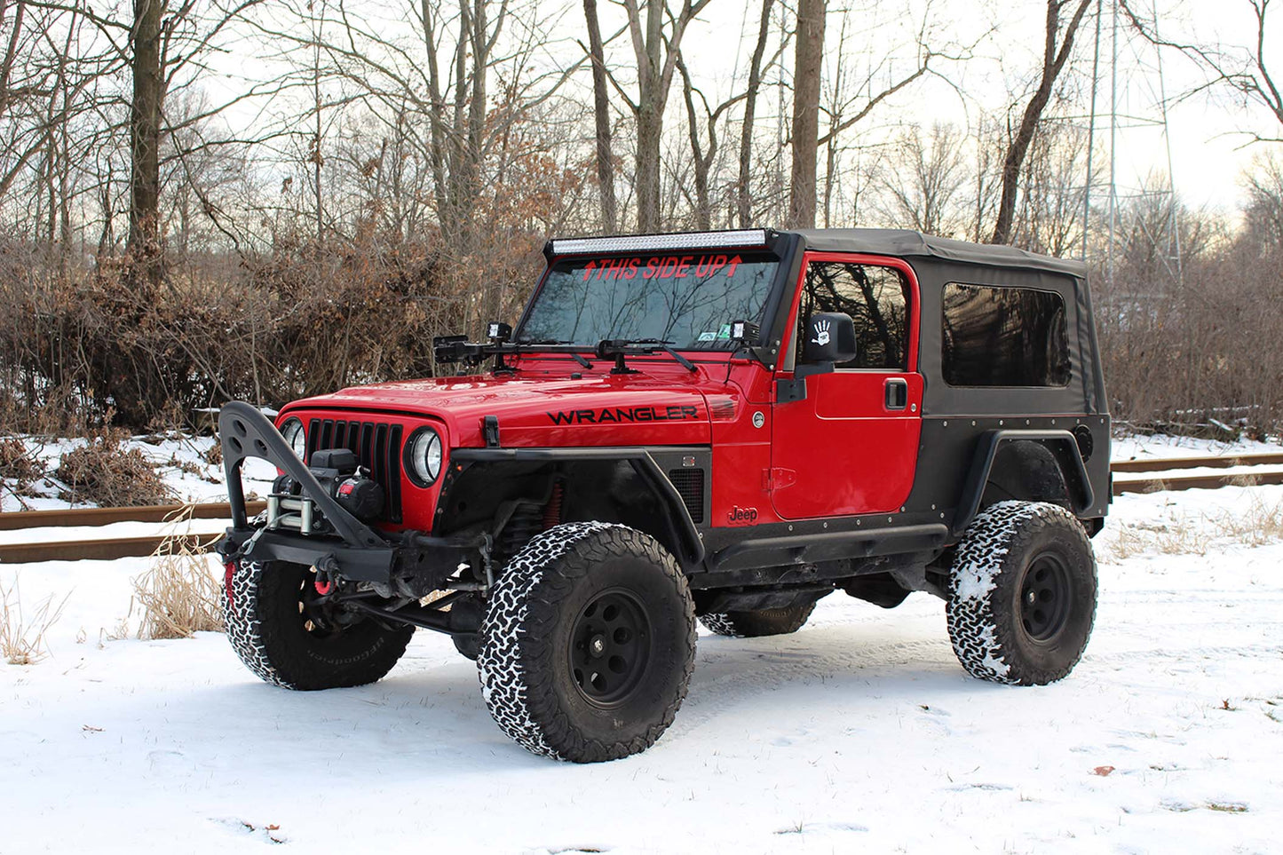 Fishbone Offroad 1997-2006 Jeep Wrangler TJ & Wrangler Unlimited LJ Front and Rear Tube Fender Set FB23029