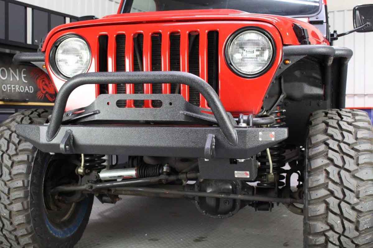 Fishbone Offroad Steering Box Skid Plate for 1997-2006 Jeep Wrangler FB23065