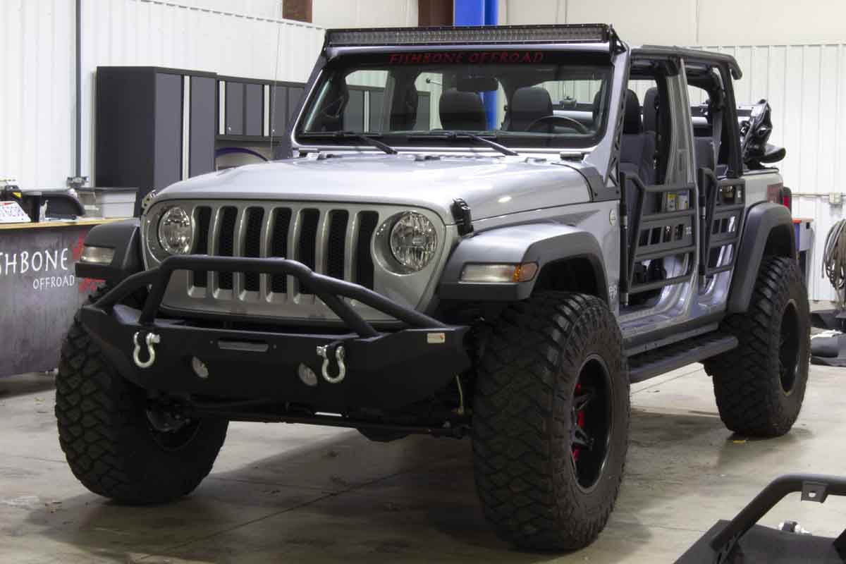 Fishbone Offroad Step Sliders 2018 & Up Jeep Wrangler FB23083