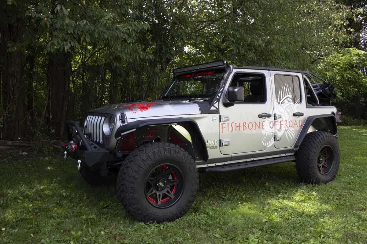 Fishbone Offroad Step Sliders 2018 & Up Jeep Wrangler FB23083