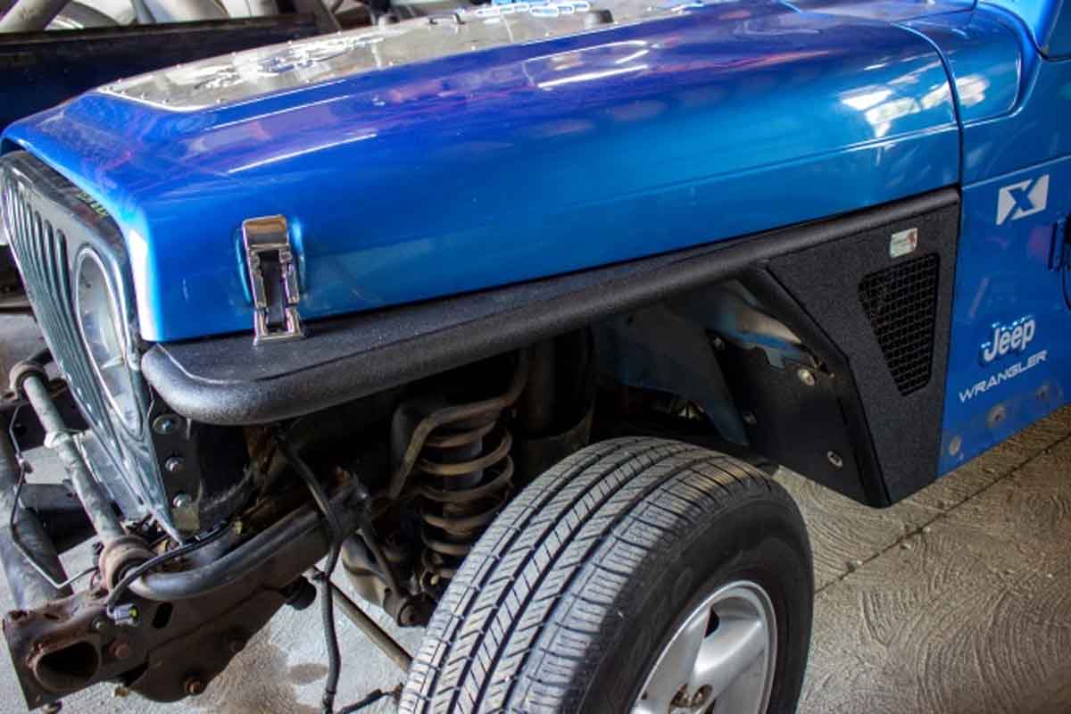 Fishbone Offroad Front Tube Fenders for 1997-2006 Jeep Wrangler FB23112