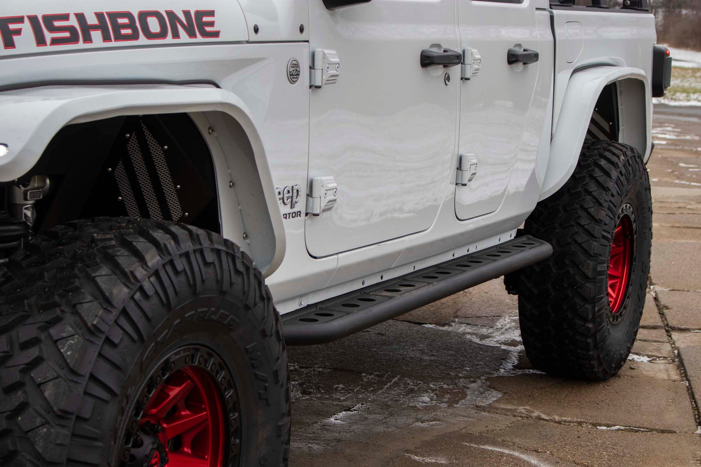 Fishbone Offroad Step Sliders for 2020 & Up Jeep Gladiator FB23143