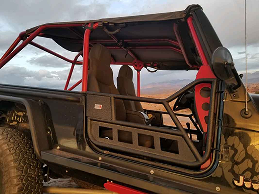 Fishbone Offroad Front Tube Doors for 1997-2006 Jeep Wrangler FB24077