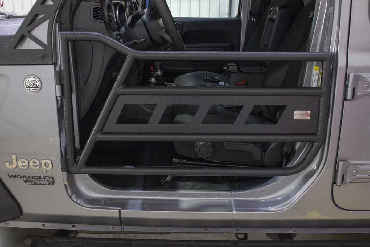Fishbone Offroad Front Tube Doors for 2018 & Up Jeep Wrangler JL, Wrangler JLU & 2020 & Up Jeep Gladiator JT FB24087