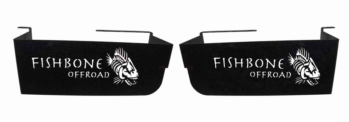 Fishbone Offroad Wheel Well Storage Bins for 1997-2006 Jeep Wrangler FB25103