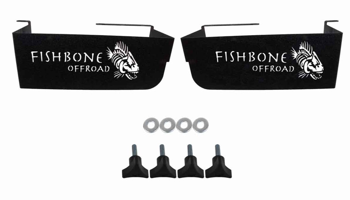 Fishbone Offroad Wheel Well Storage Bins for 1997-2006 Jeep Wrangler FB25103