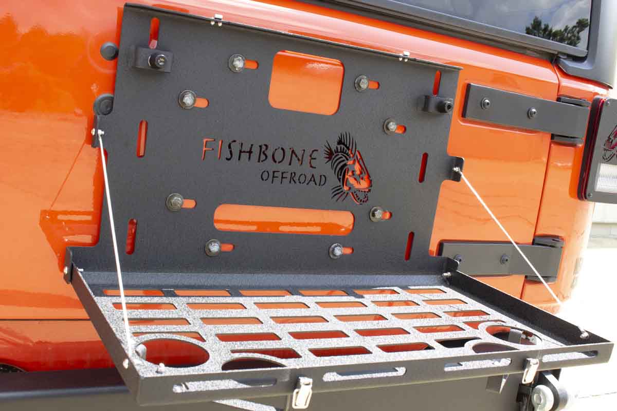Fishbone Offroad Tailgate Table for 2007-2018 Jeep Wrangler FB25137