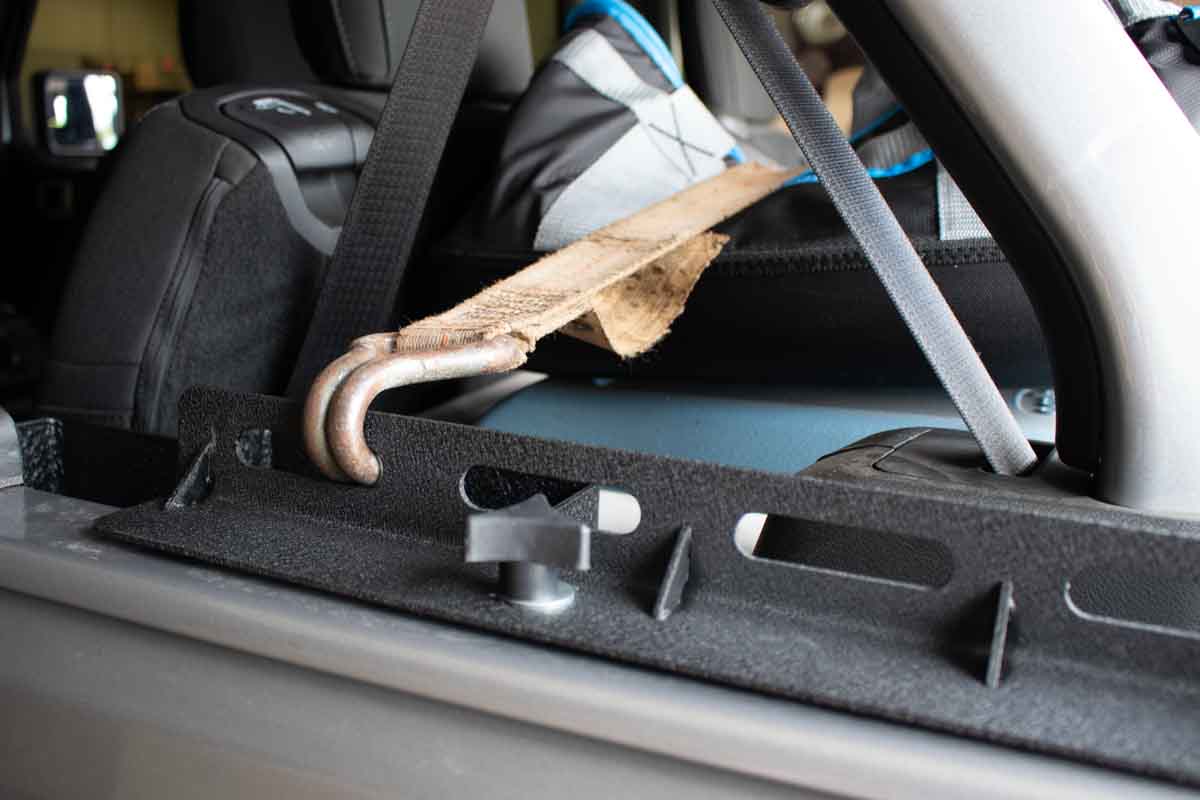 Fishbone Offroad Tub Rail Tie Downs for 2007-2018 Jeep Wrangler FB25232