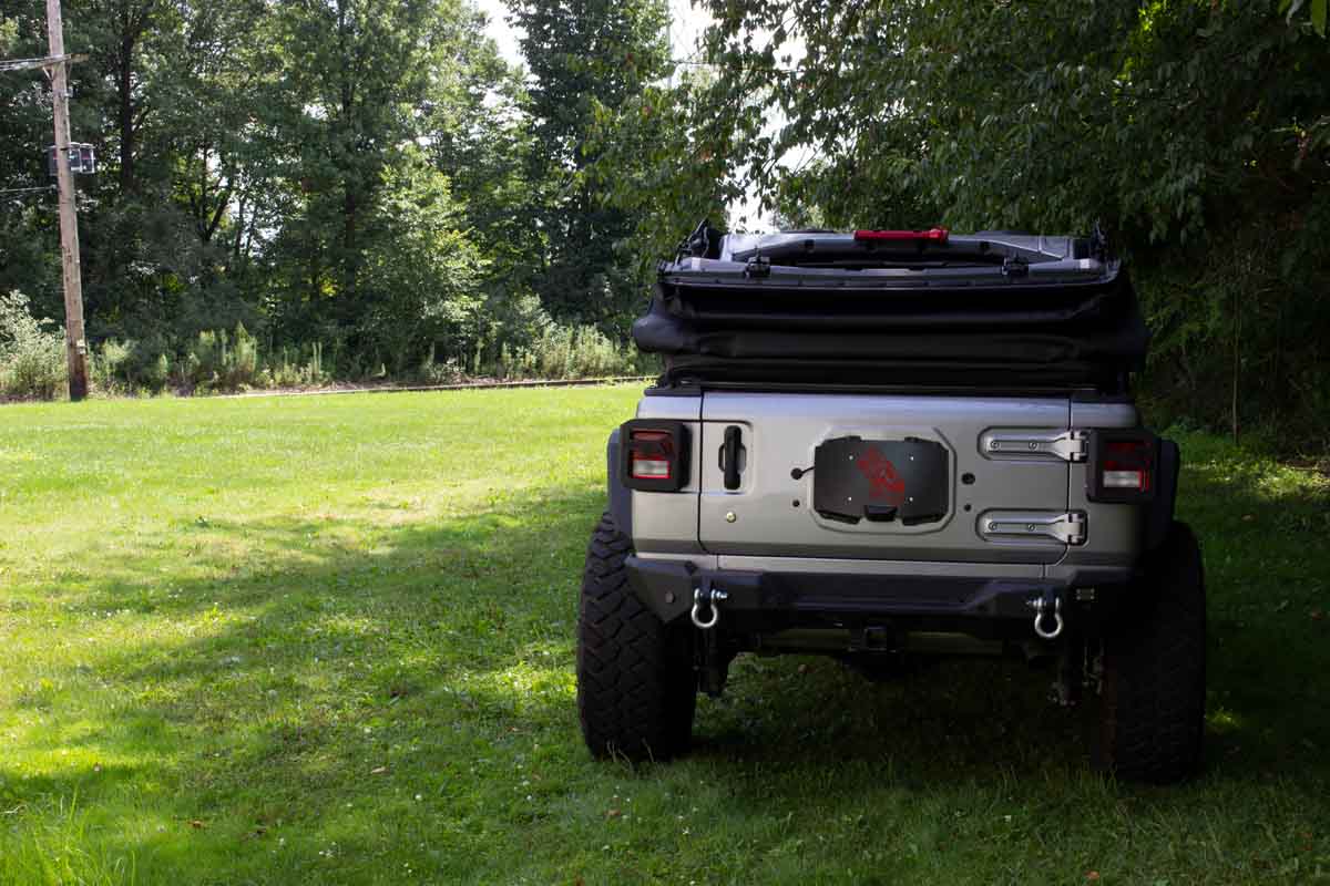 Fishbone Offroad 2018-Current Jeep Wrangler JL & Wrangler Unlimited JLU Backside Plate FB31264