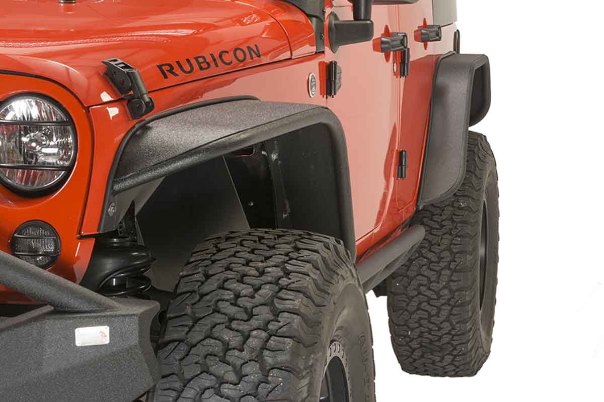 Fishbone Offroad Aluminum Tube Fenders For 2007-2018 Jeep Wrangler FB33006