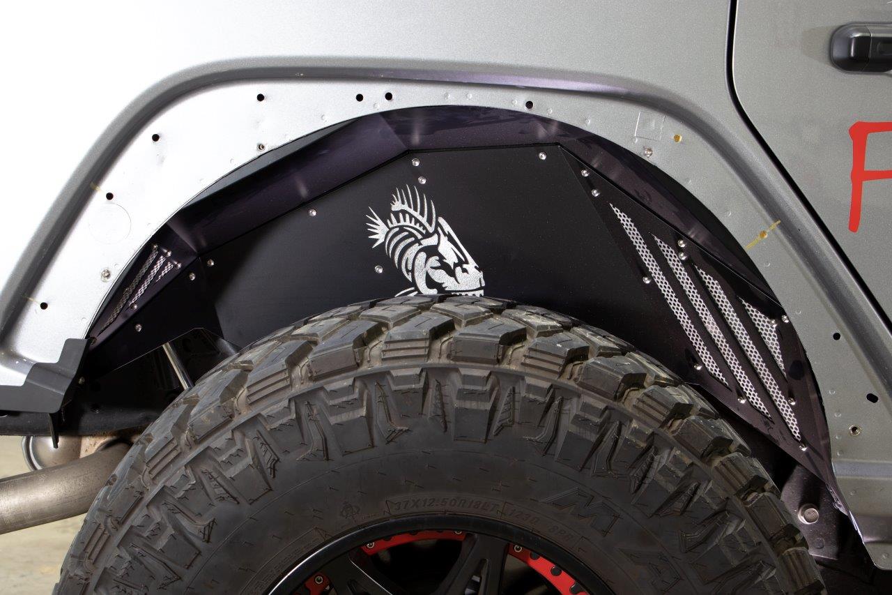 Fishbone Offroad Aluminum Inner Fenders For 2018 & Up Jeep Wrangler FB33193F