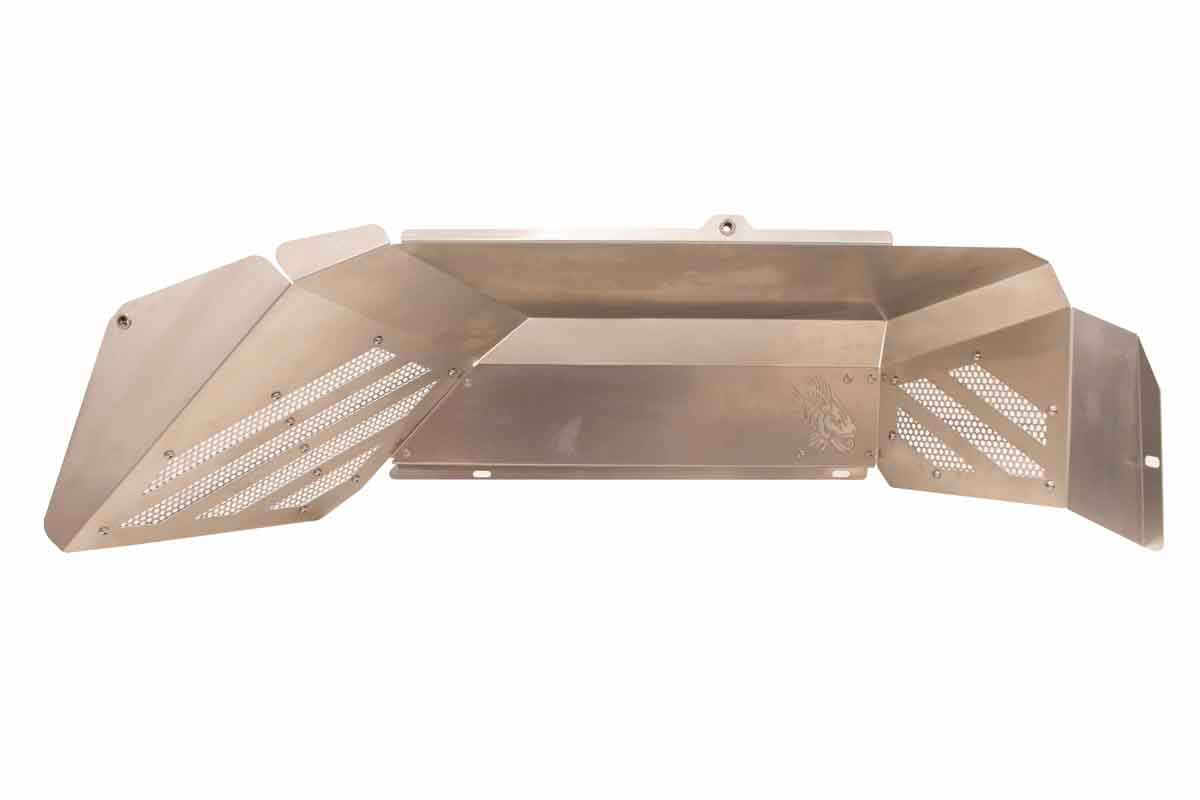 Fishbone Offroad Rear RAW Aluminum Inner Fenders for 2020 & Up Jeep Gladiator FB33210R