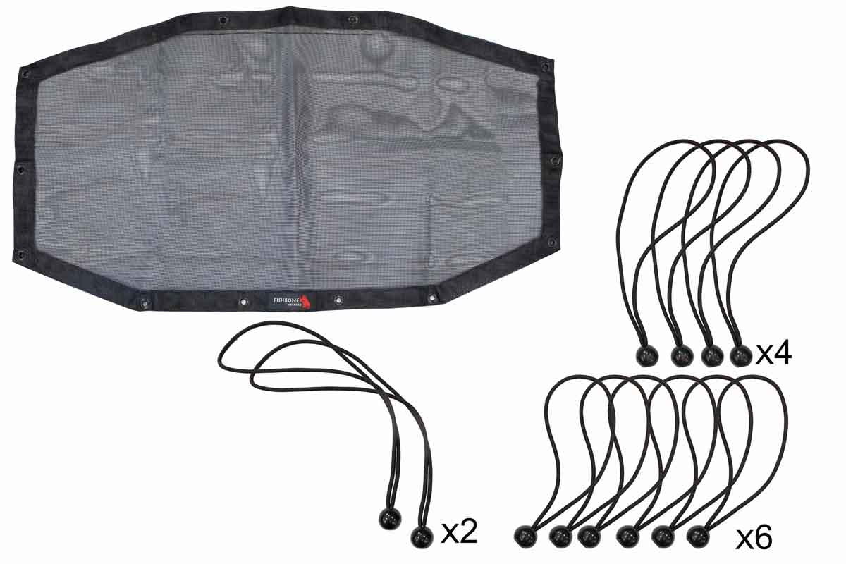 Fishbone Offroad Rear Sun Shade for 2018-Current Jeep Wrangler FB51331