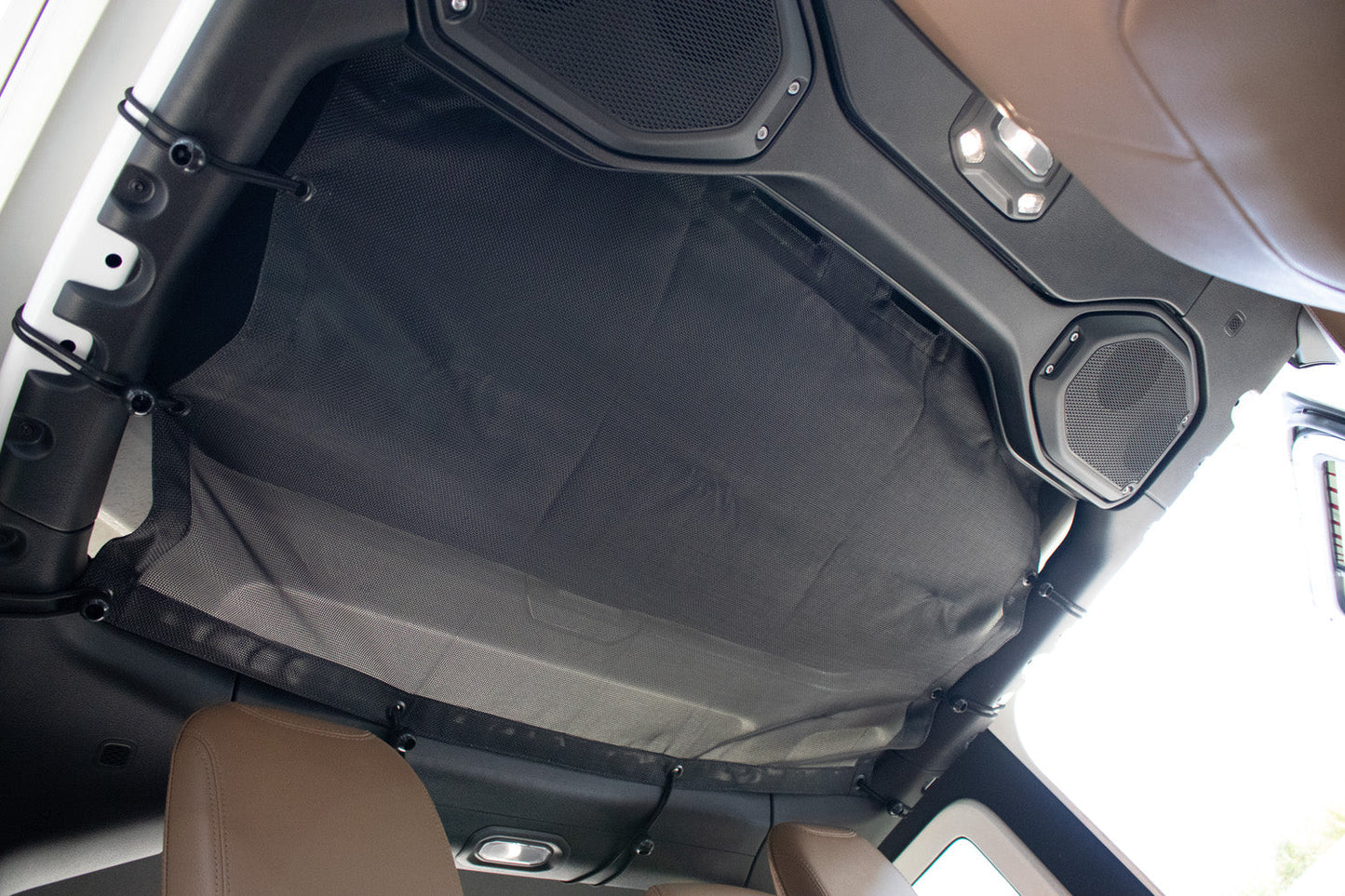 Fishbone Offroad Full Sun Shade for 2018 & Up Jeep Wrangler Unlimited JLU FB51334