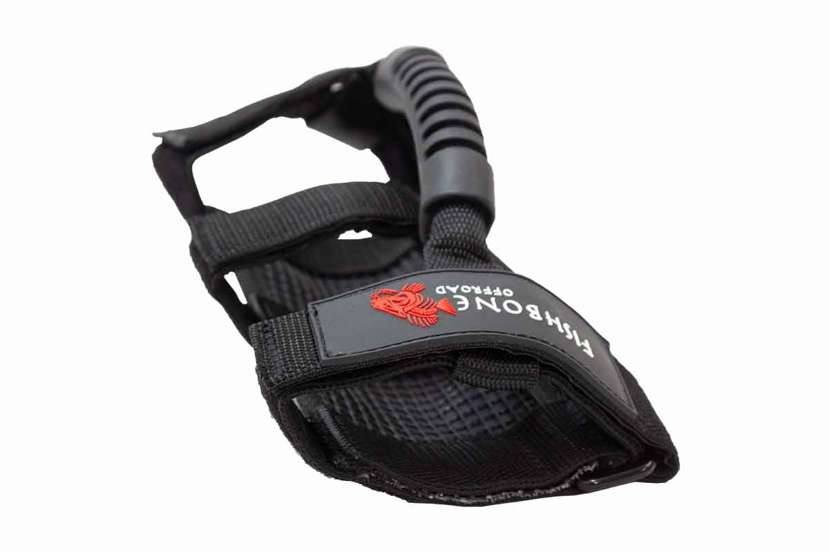Fishbone Offroad Jeep Wrangler Grab Handles w/ Three Straps FB55153
