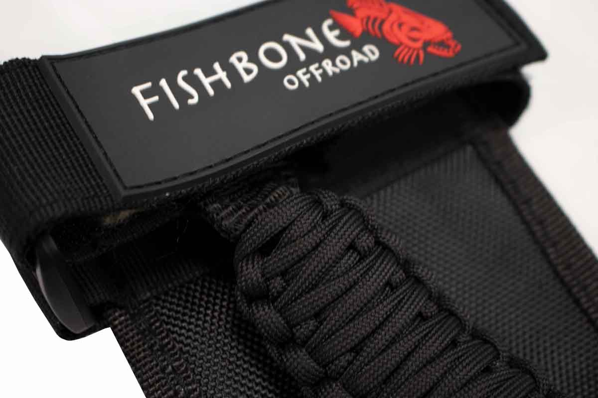 Fishbone Offroad Black Paracord Grab Handles w/ Three Straps FB55279