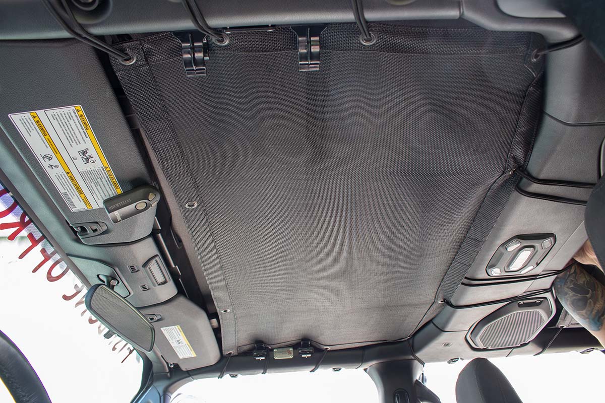 Fishbone Offroad Front Sun Shade for 2018 - 2023 Wrangler JL/2020 & Up Gladiator JT FB51305
