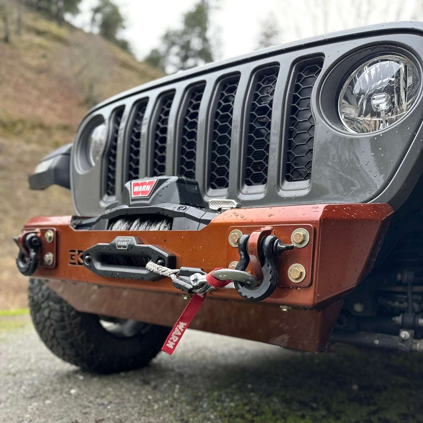 Jeep JL/JT Gauntlet Front Bumper w/Winch Plate 2018+