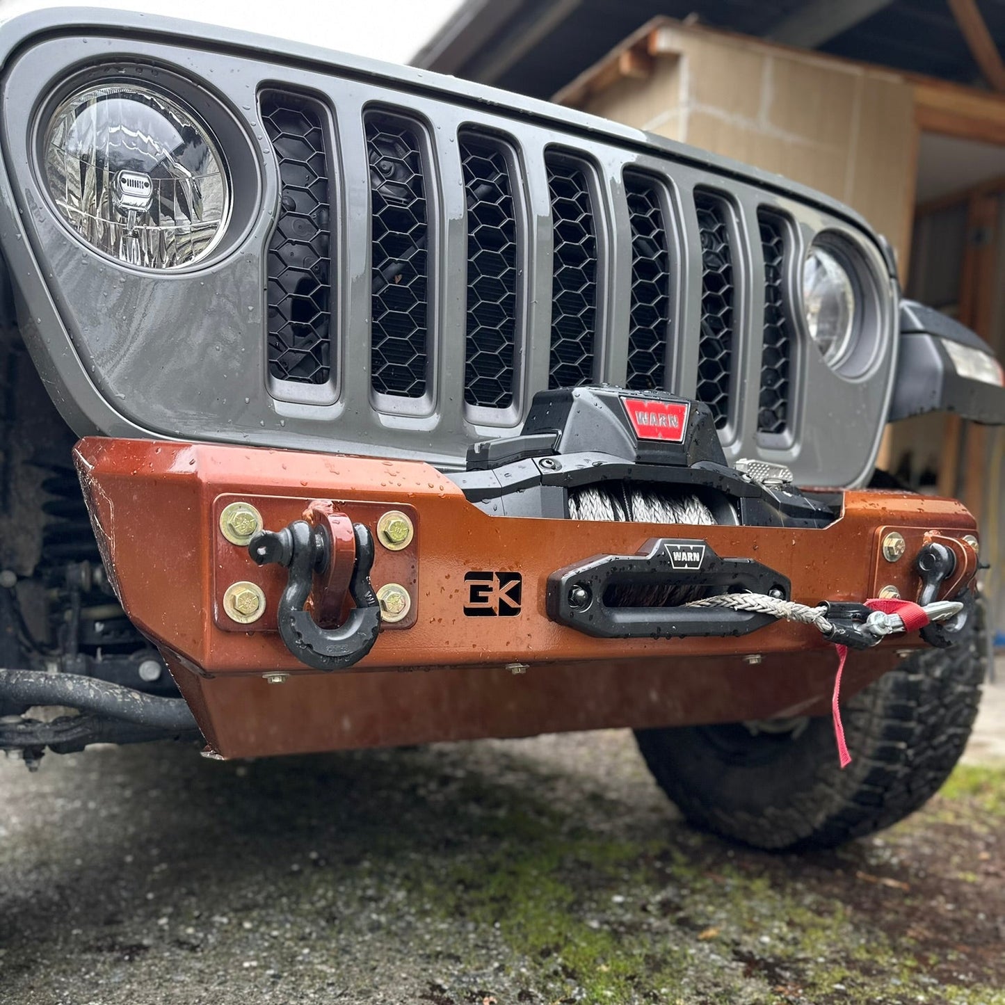 Jeep JL/JT Gauntlet Front Bumper w/Winch Plate 2018+
