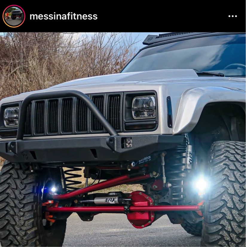 Jeep TJ XJ YJ ZJ Steerable Knuckle Pod Light Mounts (1984-2006)
