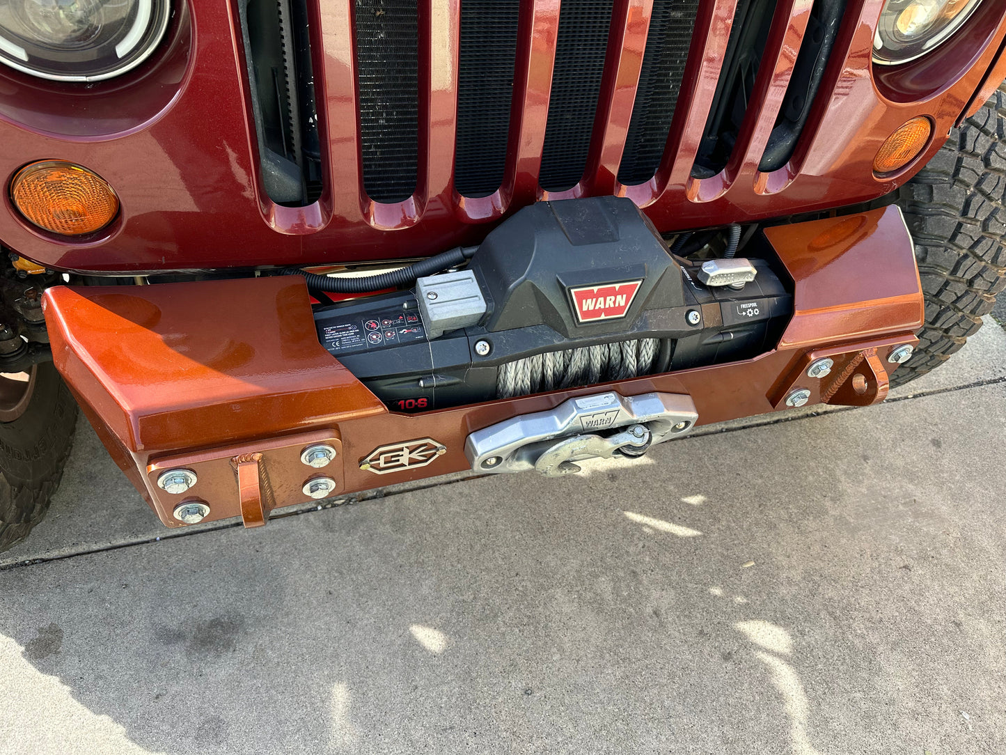 Front Gauntlet Series Stubby Bumper for Jeep JK Wrangler