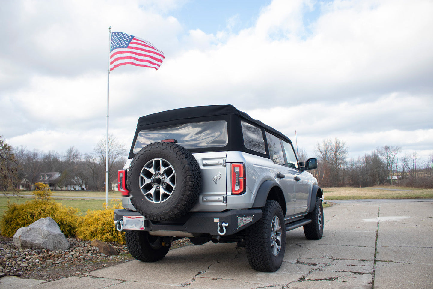 Fishbone Offroad Steelhead Rear Bumper for 2022 & Up Ford Bronco FB22360