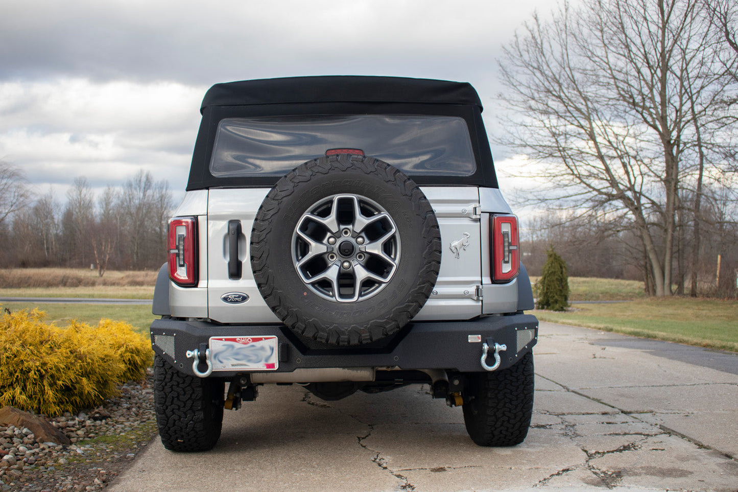 Fishbone Offroad Steelhead Rear Bumper for 2022 & Up Ford Bronco FB22360