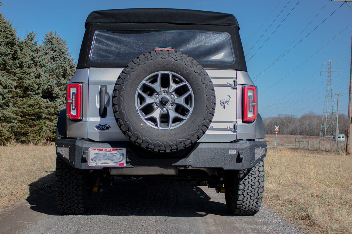 Fishbone Offroad Steelhead Rear Bumper for 2022 & Up Ford Bronco FB22360
