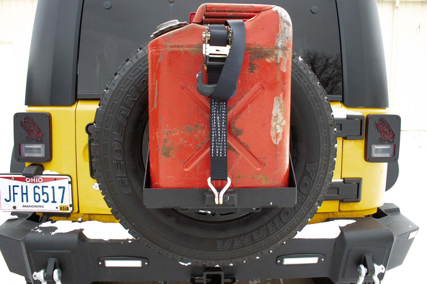 Fishbone Offroad Spare Tire Jerry Can Mount FB21276