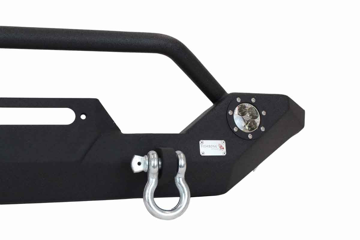 Fishbone Offroad Front Winch Bumper with LED's for 1987-2006 Jeep Wrangler FB22016